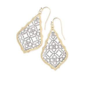 Kendra Scott Addie Filigree gold/silver earrings